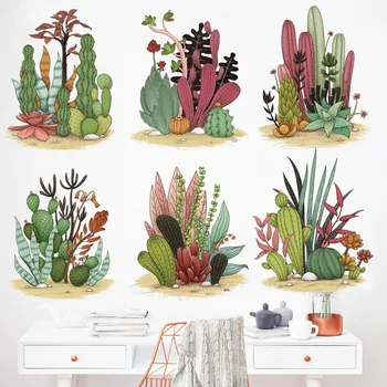 Creative Cactus Plant Wall Stickers for Living room Bedroom Eco-friendly Vinyl Wall Decals Art DIY Home Decor Sticker 
Creative Cactus Plant Wall Stickers for Living room Bedroom Eco-friendly Vinyl Wall Decals Art DIY Home Decor Sticker