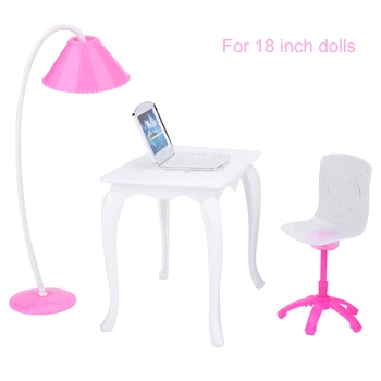 Doll Play House Doll Miniature Furniture Office Desk Lamp Laptop Chair Accessories Random Color 
Doll Play House Doll Miniature Furniture Office Desk Lamp Laptop Chair Accessories Random Color