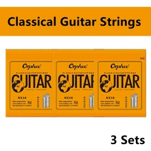 3Sets Orphee NX35 028-045 Classical Guitar Strings Nylon String 28-45 Gauge Hard Tension Vacuum Packaging Guitar Parts Accessory
3Sets Orphee NX35 028-045 Classical Guitar Strings Nylon String 28-45 Gauge Hard Tension Vacuum Packaging Guitar Parts Accessory