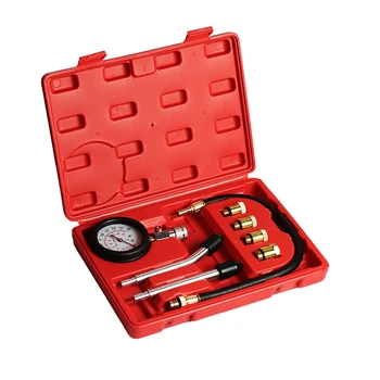 Compression Tester Pressure Gauge Tester Kit Motor Auto Petrol Gas Engine Cylinder Car Motorcycle Pressure Gauge With Adapter
Compression Tester Pressure Gauge Tester Kit Motor Auto Petrol Gas Engine Cylinder Car Motorcycle Pressure Gauge With Adapter