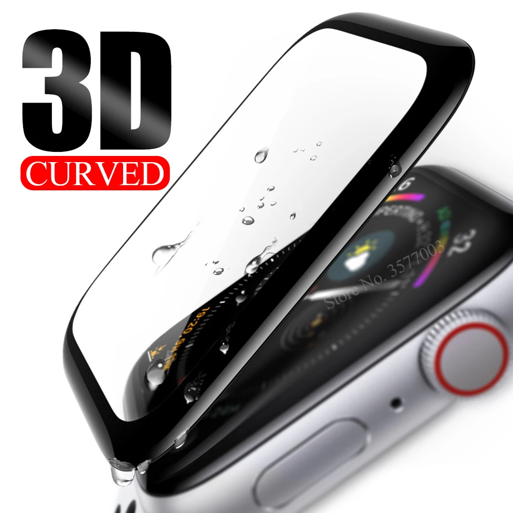 3D Curved Full Cover Tempered Glass For Apple Watch 1 2 3 4 Screen Protector on For Iwatch 38 40 42 44 mm Protective Glass 44mm
3D Curved Full Cover Tempered Glass For Apple Watch 1 2 3 4 Screen Protector on For Iwatch 38 40 42 44 mm Protective Glass 44mm