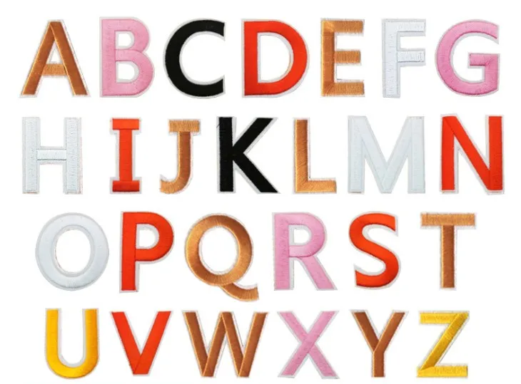 Mixed Color Letters Embroidery Sew On Patch For Clothes English Alphabet Lace Applique Name Patches Iron On Garment Accessories
Mixed Color Letters Embroidery Sew On Patch For Clothes English Alphabet Lace Applique Name Patches Iron On Garment Accessories