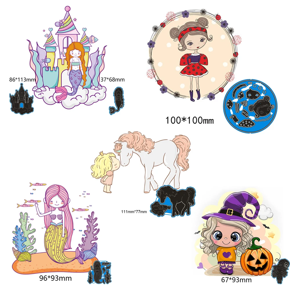 5 Style Castle Mermaid Girls Unicorn Witch Metal Cutting Dies Stencils DIY Scrapbooking Stamping Die Cuts Paper Cards Craft Dies
5 Style Castle Mermaid Girls Unicorn Witch Metal Cutting Dies Stencils DIY Scrapbooking Stamping Die Cuts Paper Cards Craft Dies