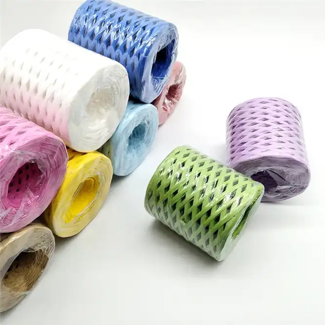 200m 10colors natural paper rope valentine gift box string rope