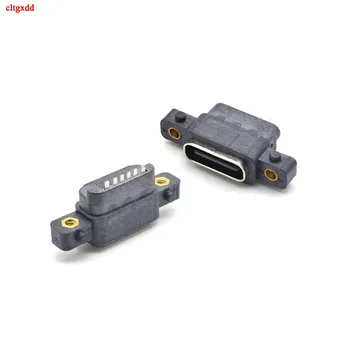 1Pcs USB 3.1 Type-C 6Pin Female SMD DIP Connector With Screw Hole For DIY PCB Design High Current Fast Charging
1Pcs USB 3.1 Type-C 6Pin Female SMD DIP Connector With Screw Hole For DIY PCB Design High Current Fast Charging