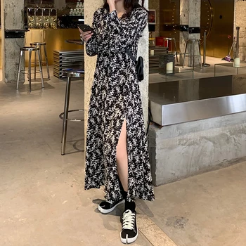 Women print Dress Loose Long Sleeve A-line Vintage Elegant Loose Dress Vestidos de fiesta
Women print Dress Loose Long Sleeve A-line Vintage Elegant Loose Dress Vestidos de fiesta