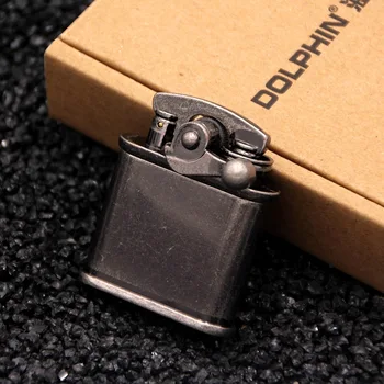Rocker Type Lighter Creative Retro Grinding Wheel Open Flame Kerosene Windproof Lighter Personality Outdoor Smoking Men's Gift
Rocker Type Lighter Creative Retro Grinding Wheel Open Flame Kerosene Windproof Lighter Personality Outdoor Smoking Men's Gift