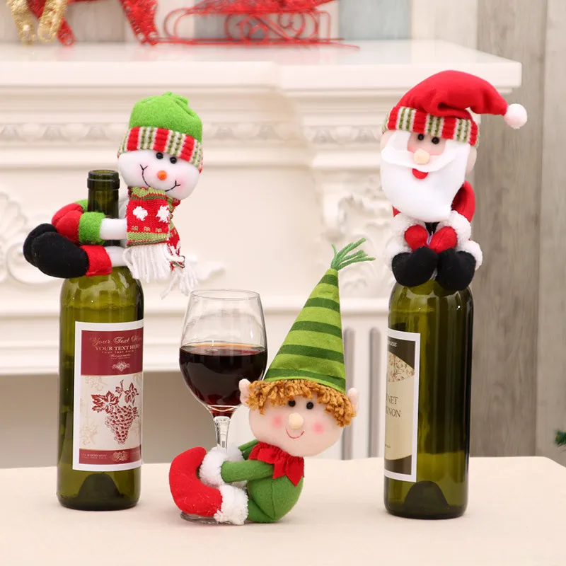 1pcs Christmas Santa Wine Bottle Cover Santa Handmade Wine Bottle Toppers for Home Holiday Christmas Decorations
1pcs Christmas Santa Wine Bottle Cover Santa Handmade Wine Bottle Toppers for Home Holiday Christmas Decorations