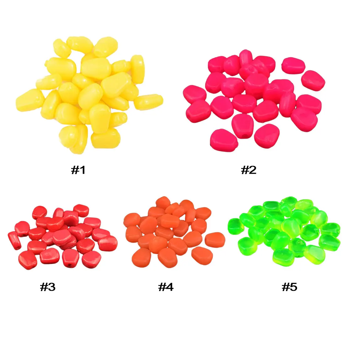 50PCS Colored Carp Fishing Lures With Silicone Of Artificial Pop-up Sinking Baits corn Fake carp Feeder Fish fishing tools
50PCS Colored Carp Fishing Lures With Silicone Of Artificial Pop-up Sinking Baits corn Fake carp Feeder Fish fishing tools