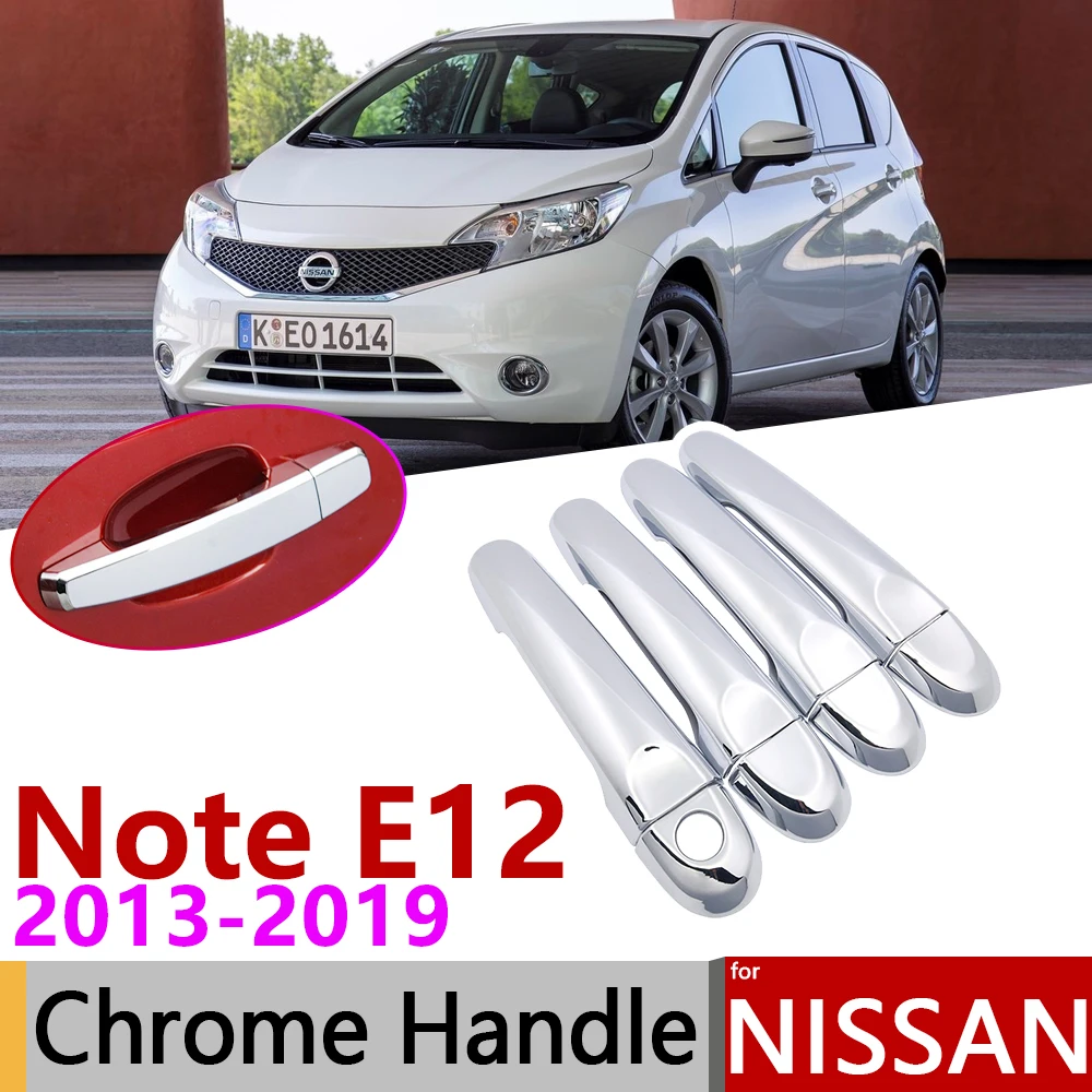 for Nissan Note E12 Versa Note 2013~2019 Chrome Door Handle Cover Car Accessories Stickers Trim Set 2014 2015 2016 2017 2018
for Nissan Note E12 Versa Note 2013~2019 Chrome Door Handle Cover Car Accessories Stickers Trim Set 2014 2015 2016 2017 2018