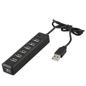 1 Piece 7 Port Usb 2.0 Hub Outer 480Mbps Portable Computer Fast Charge One Drag Seven Line Splitter
1 Piece 7 Port Usb 2.0 Hub Outer 480Mbps Portable Computer Fast Charge One Drag Seven Line Splitter