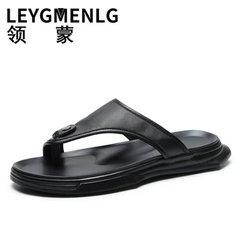 Flip-flops Mens Fashion Summer Non-Slip Men Slipper outside Beach Sandals Slippers fender summer men genuine leather slippers
Flip-flops Mens Fashion Summer Non-Slip Men Slipper outside Beach Sandals Slippers fender summer men genuine leather slippers