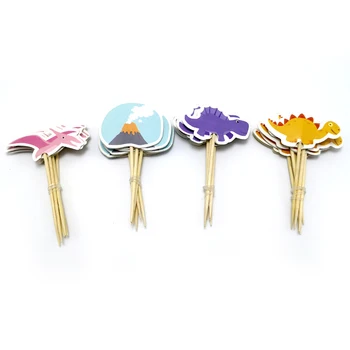 24pc/lot Boys Favors Birthday Party Dinosaur Theme Cake Topper Decorations Happy Baby Shower Events Cupcake Toppers with Sticks
24pc/lot Boys Favors Birthday Party Dinosaur Theme Cake Topper Decorations Happy Baby Shower Events Cupcake Toppers with Sticks