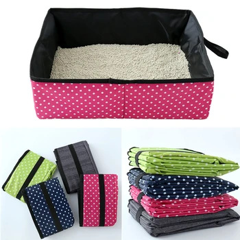 Cat Bedpans Folding Litter Box Outdoor Basin for Kittens Waterproof Toilet Pet Supply Oxford Cloth Cats Sandbox Easy Cleaning
Cat Bedpans Folding Litter Box Outdoor Basin for Kittens Waterproof Toilet Pet Supply Oxford Cloth Cats Sandbox Easy Cleaning