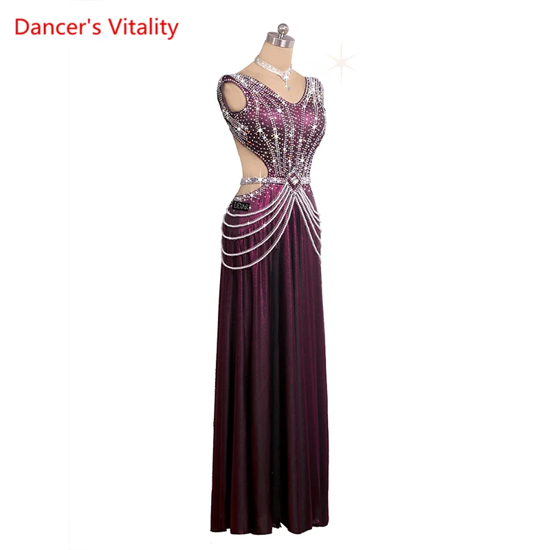 Belly Dance Dress Female Belly Dancing Fringe Skirt Sequin Flashing Diamond Custom Adult Professional Competition Dance Wear
Belly Dance Dress Female Belly Dancing Fringe Skirt Sequin Flashing Diamond Custom Adult Professional Competition Dance Wear