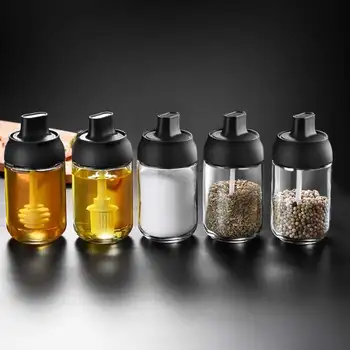V Spice Tools Glass Transparent Seasoning Bottle Kitchen Salt Spice Jar With Spoon Moisture-Proof Honey Jar
V Spice Tools Glass Transparent Seasoning Bottle Kitchen Salt Spice Jar With Spoon Moisture-Proof Honey Jar