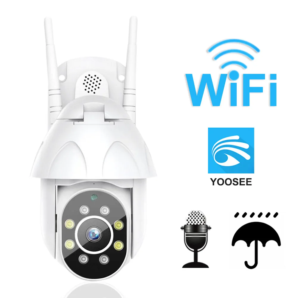 WiFi Camera Outdoor 1080P 2MP Two Way Audio Waterproof Speed Dome CCTV Surveillance Security IP Camera Night Vision IR 60m Onvif
WiFi Camera Outdoor 1080P 2MP Two Way Audio Waterproof Speed Dome CCTV Surveillance Security IP Camera Night Vision IR 60m Onvif