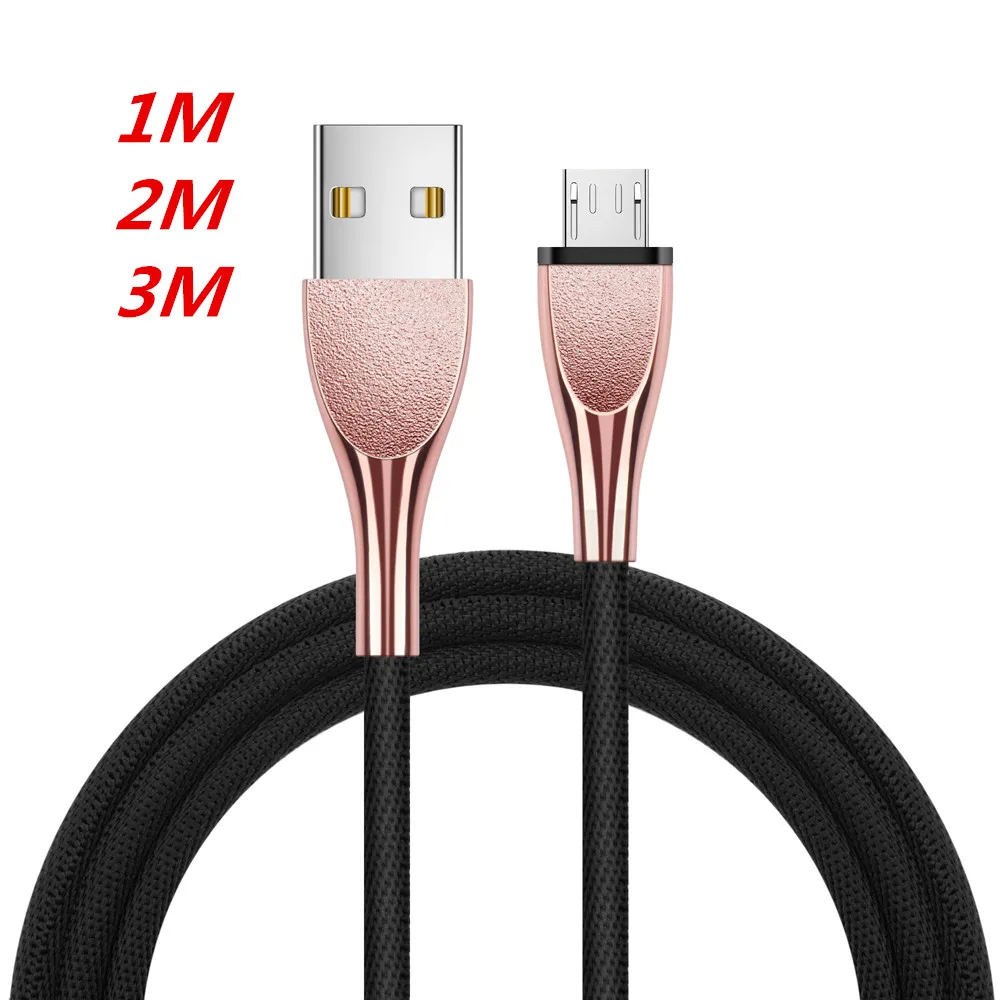 3A Micro USB Cable Fast Charge USB Data Cable Cord for Samsung S6 Xiaomi Redmi Note 4 Android Microusb Cable Mobile Phone
3A Micro USB Cable Fast Charge USB Data Cable Cord for Samsung S6 Xiaomi Redmi Note 4 Android Microusb Cable Mobile Phone