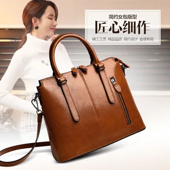 2019 New Style Genuine Leather Women's Bag Fashionable Single-shoulder Oblique Hand-held Women's Bag
2019 New Style Genuine Leather Women's Bag Fashionable Single-shoulder Oblique Hand-held Women's Bag