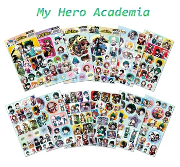 12 pcs/set My Hero Academia Small wall sticker anime around stickers gift All·Might Shoto Bakugou 
12 pcs/set My Hero Academia Small wall sticker anime around stickers gift All·Might Shoto Bakugou