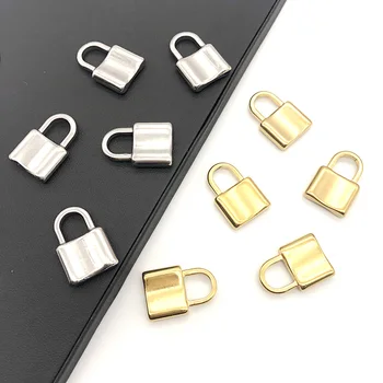 Never Fade Gold Silver stainless steel Padlock Charms Necklace Bracelet Pendants Fit DIY Jewelry Making Handcrafted Accessories 
Never Fade Gold Silver stainless steel Padlock Charms Necklace Bracelet Pendants Fit DIY Jewelry Making Handcrafted Accessories