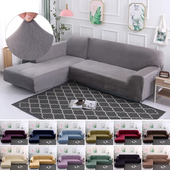 1/2/3/4Seat Universal 4 Seasons Soft Stretch Velvet Corner Sofa Cover Plush L-shaped Stretch Sofa Cover Protector
1/2/3/4Seat Universal 4 Seasons Soft Stretch Velvet Corner Sofa Cover Plush L-shaped Stretch Sofa Cover Protector