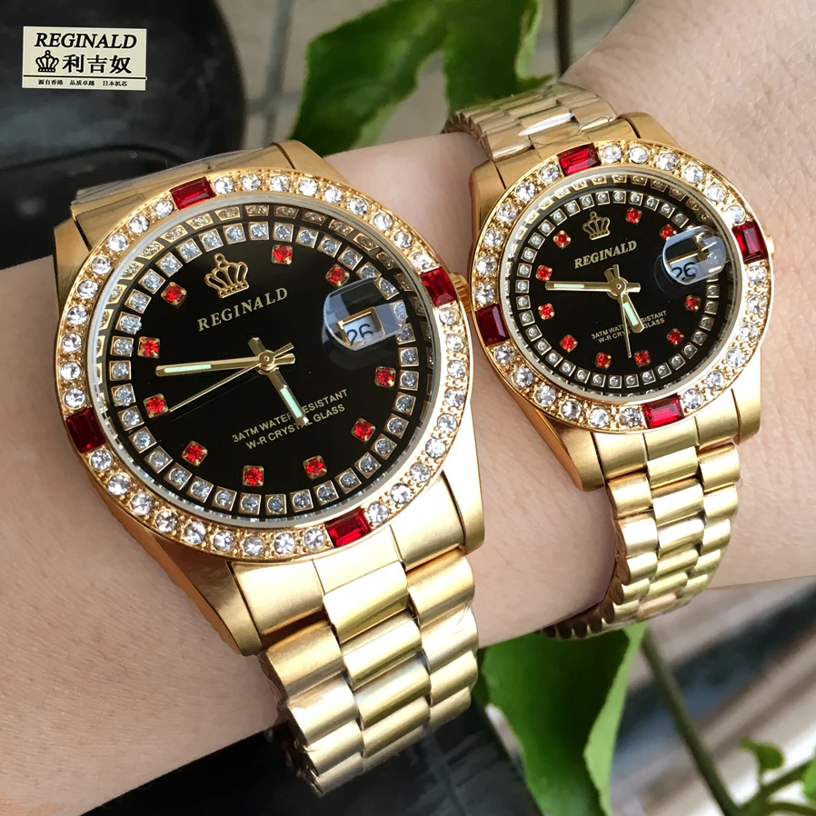 2020 мужские часы золотые Роскошные брендовые кварцевые наручные светящиеся
