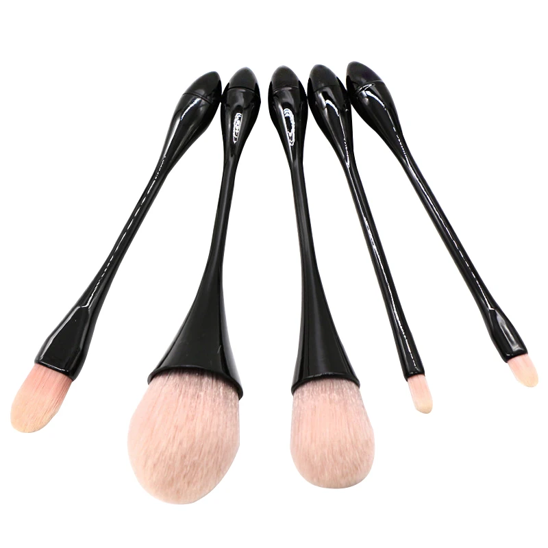 Small Waist Makeup Brushes Set 5pcs Beauty Tools Foundation Eyeliner Make up Brushes Profession Fashion Fiber Black Brush
Small Waist Makeup Brushes Set 5pcs Beauty Tools Foundation Eyeliner Make up Brushes Profession Fashion Fiber Black Brush