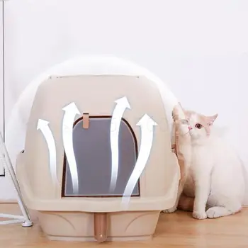 Fully Enclosed Large Anti-splash Cat Toilet With Cat Sand Basin Super Large Cat Sealed Feces And Stink-proof Cat Basin
Fully Enclosed Large Anti-splash Cat Toilet With Cat Sand Basin Super Large Cat Sealed Feces And Stink-proof Cat Basin
