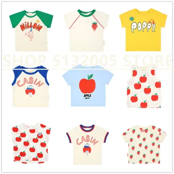 Pre-sale 2020 Summer New Bebe Series Boys and Girls Suits Children Cotton Short-sleeved T-shirt Tops 
Pre-sale 2020 Summer New Bebe Series Boys and Girls Suits Children Cotton Short-sleeved T-shirt Tops
