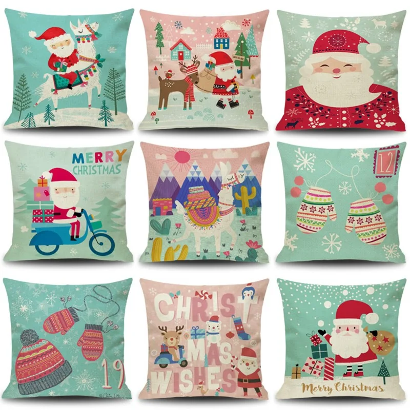 Christmas Digital Print Linen Pillowcase Music Decoration Pillow Cushion Can Be Customized Without Pillow Core.
Christmas Digital Print Linen Pillowcase Music Decoration Pillow Cushion Can Be Customized Without Pillow Core.