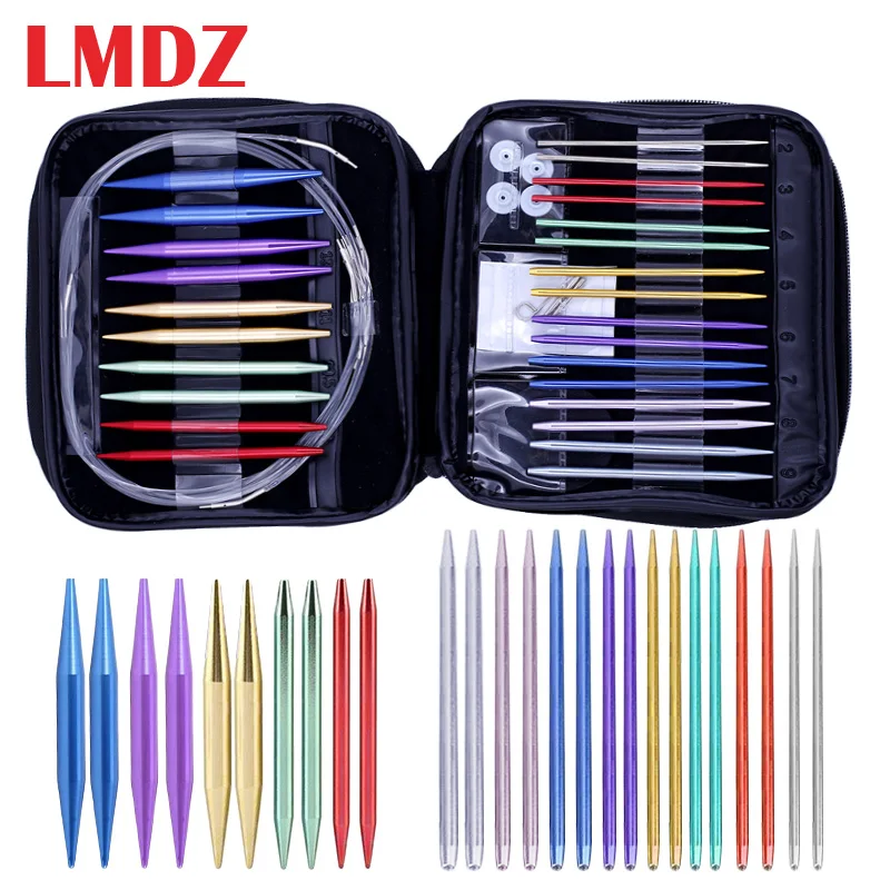 LMDZ 26PCS 13 Size Crochet Hook Set Circular DIY Knitting Needles Change Head Needle For DIY Craft Sewing Yarn Knitting Needles
LMDZ 26PCS 13 Size Crochet Hook Set Circular DIY Knitting Needles Change Head Needle For DIY Craft Sewing Yarn Knitting Needles