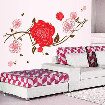 3D New beautiful red rose Flower Sticker Wall Decals For Kid Room Bedroom Living Room Decorative Stickers PVC Wall Stickers
3D New beautiful red rose Flower Sticker Wall Decals For Kid Room Bedroom Living Room Decorative Stickers PVC Wall Stickers