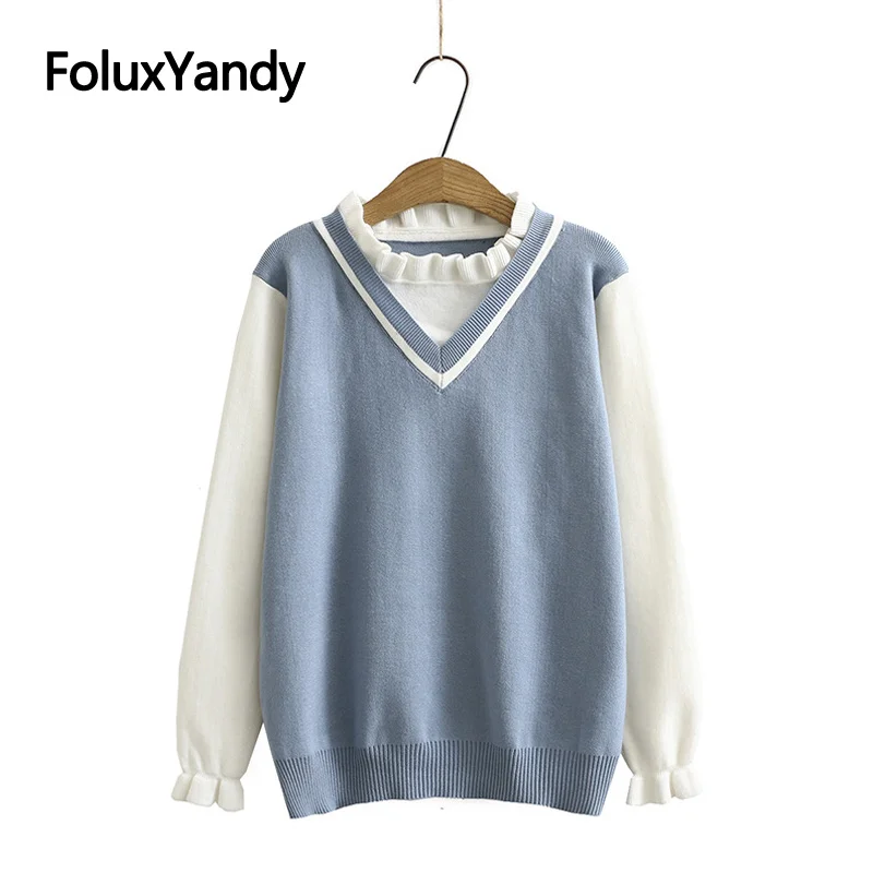 Ruffles Women Sweater Plus Size XXXL 4XL Casual Long Sleeve Loose Sweater Spring Autumn Pullovers KKFY5019
Ruffles Women Sweater Plus Size XXXL 4XL Casual Long Sleeve Loose Sweater Spring Autumn Pullovers KKFY5019