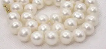 Jewelry Pearl Necklace Genuine 17" 9-10mm round white freshwater pearls necklace Free Shipping
Jewelry Pearl Necklace Genuine 17" 9-10mm round white freshwater pearls necklace Free Shipping