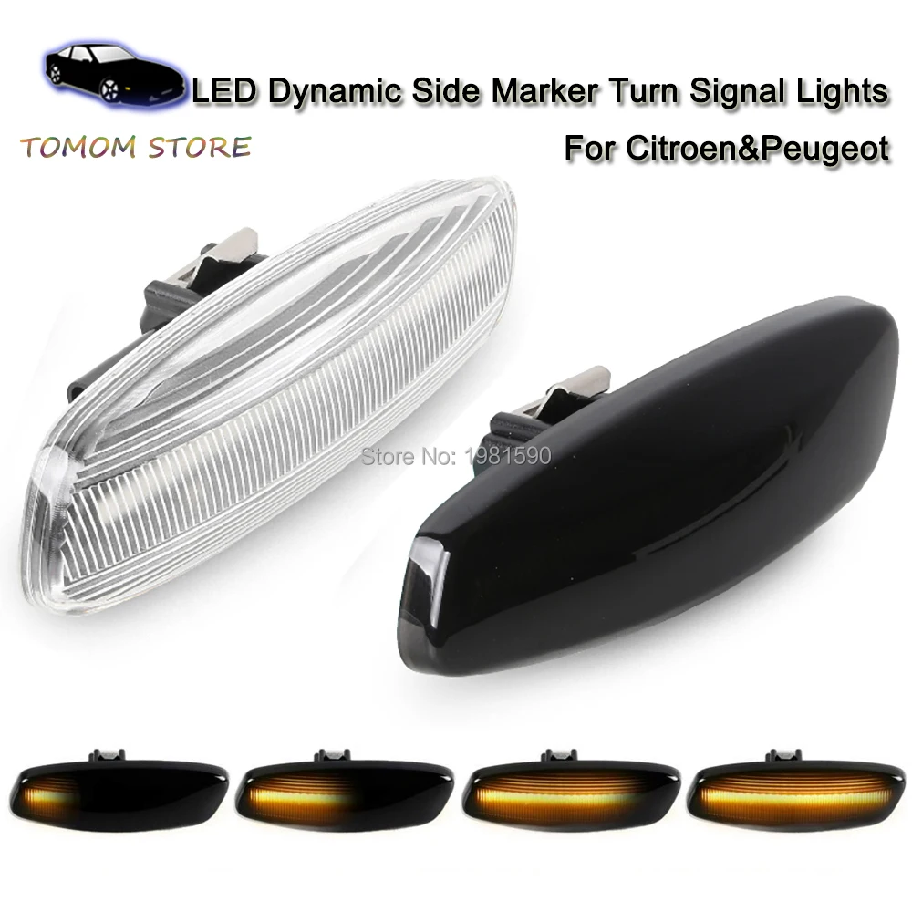 Dynamic led turn singal blinker lights for Citroen C3 C4 C4 Coupe C4 Picasso C5 DS3 DS4 peugeot 207 308 Car side marker lamps
Dynamic led turn singal blinker lights for Citroen C3 C4 C4 Coupe C4 Picasso C5 DS3 DS4 peugeot 207 308 Car side marker lamps