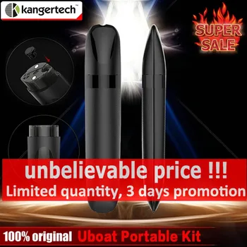 Original Kangertech Uboat Portable Electronic Cigarette Starter Kit with Uboat Aio Built-in 550mAh battery and 2mL Cartridge
Original Kangertech Uboat Portable Electronic Cigarette Starter Kit with Uboat Aio Built-in 550mAh battery and 2mL Cartridge