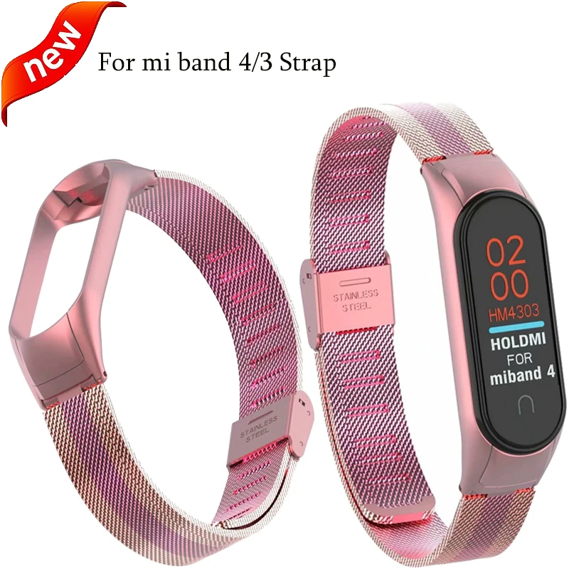 Sport loop Bracelet for xiaomi mi band 3/4 strap Stainless Steel Watchband for xiaomi mi band 4 3 Smart Wrist strap Accessories
Sport loop Bracelet for xiaomi mi band 3/4 strap Stainless Steel Watchband for xiaomi mi band 4 3 Smart Wrist strap Accessories
