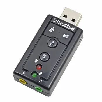 7.1 External USB Sound Card USB to Jack 3.5mm Headphone Audio Adapter Micphone Sound Card for Mac Win Compter Android Linux FM
7.1 External USB Sound Card USB to Jack 3.5mm Headphone Audio Adapter Micphone Sound Card for Mac Win Compter Android Linux FM