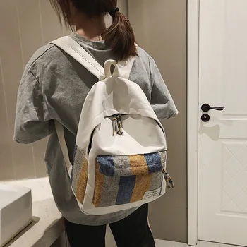 Fashion Women Backpack Student Girl School Bag New Travel Bag Stripe Style Shoulder Bag For Women 2019 Bagpack Rucksack Knapsack
Fashion Women Backpack Student Girl School Bag New Travel Bag Stripe Style Shoulder Bag For Women 2019 Bagpack Rucksack Knapsack
