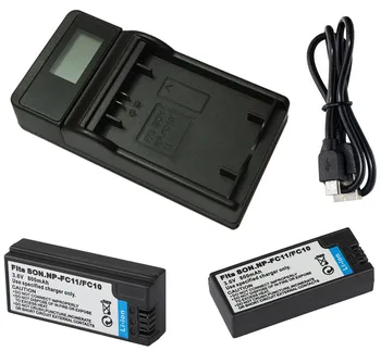 Battery (2-Pack) and Charger for Sony NP-FC10, NPFC10, NP-FC11, NPFC11 InfoLithium C Series
Battery (2-Pack) and Charger for Sony NP-FC10, NPFC10, NP-FC11, NPFC11 InfoLithium C Series