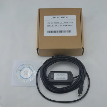 USBACAB230 Delta PLC Programming Cable USB TO RS232 Adapter For USB-DVP ES EX EH EC SE SV SS Series Cable
USBACAB230 Delta PLC Programming Cable USB TO RS232 Adapter For USB-DVP ES EX EH EC SE SV SS Series Cable