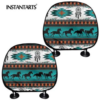 INSTANTARTS Traditional African Horse Pattern Car Seat Head Neck Rest Car Pillow Neck Seat Washable Car Neck Seat Cover 2pcs
INSTANTARTS Traditional African Horse Pattern Car Seat Head Neck Rest Car Pillow Neck Seat Washable Car Neck Seat Cover 2pcs