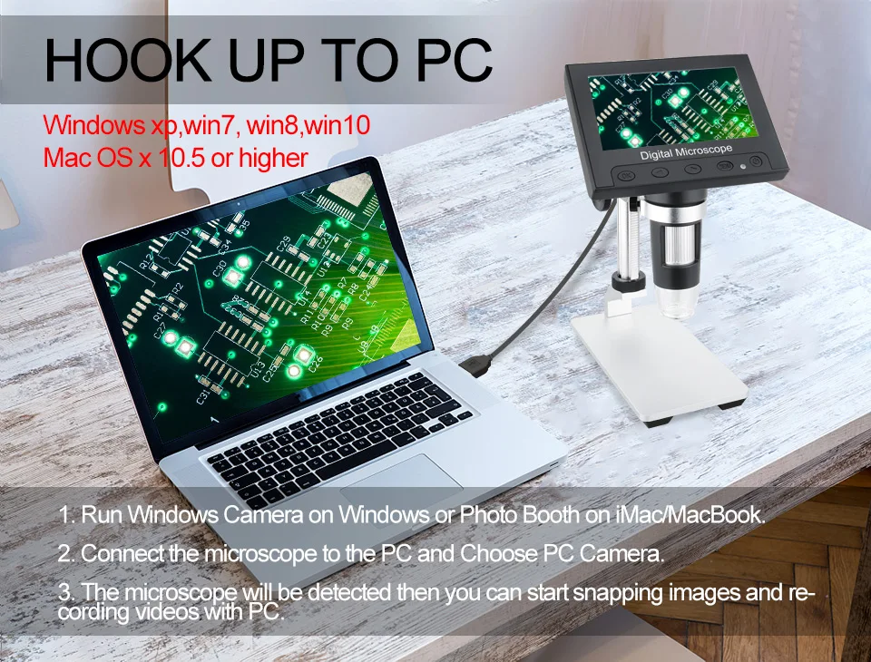 Shop Generic GVDA Digital Microscope 501200X Soldering Electronic