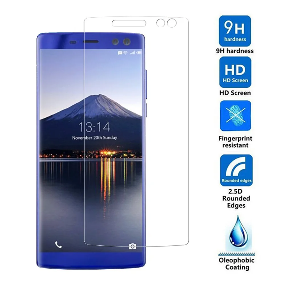 Закаленное стекло 9H 2.5D Для Doogee V VE MIX Shoot 2 N10 Защита экрана для BL5000 BL7000 BL9000 BL12000