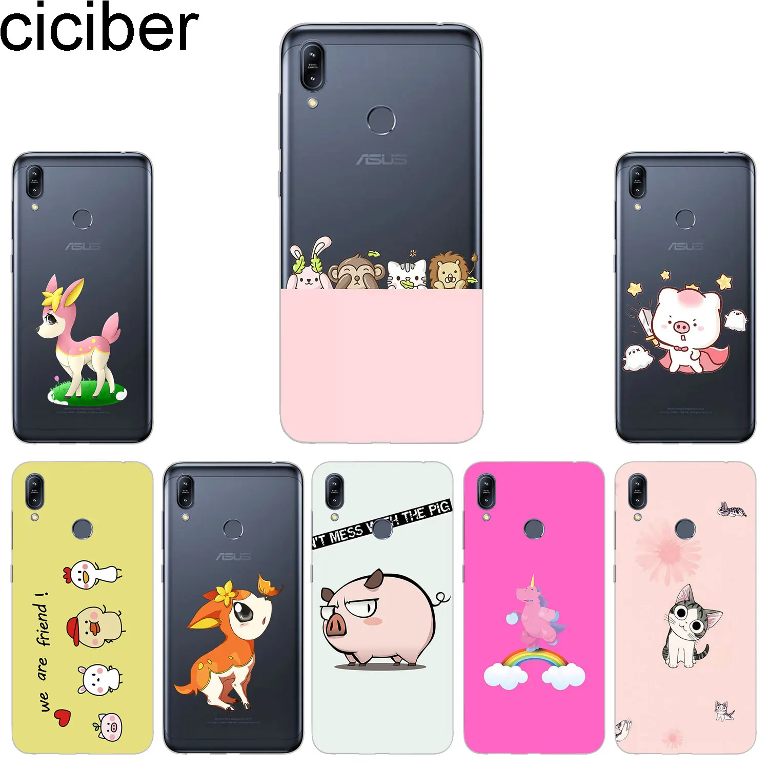ciciber Phone Cases For ASUS Zenfone Max Pro (M1) (M2) Case TPU Back Cover ZB601KL ZB602KL ZB631KL ZB633KL ZB555KL Animal Pig
ciciber Phone Cases For ASUS Zenfone Max Pro (M1) (M2) Case TPU Back Cover ZB601KL ZB602KL ZB631KL ZB633KL ZB555KL Animal Pig