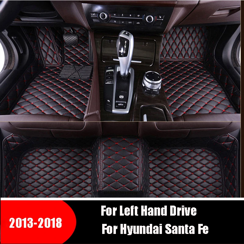 Автомобильные коврики для Hyundai Santa Fe 2018 2017 2016 2015 2014 2013 (7 мест) ковры Авто Интерьер