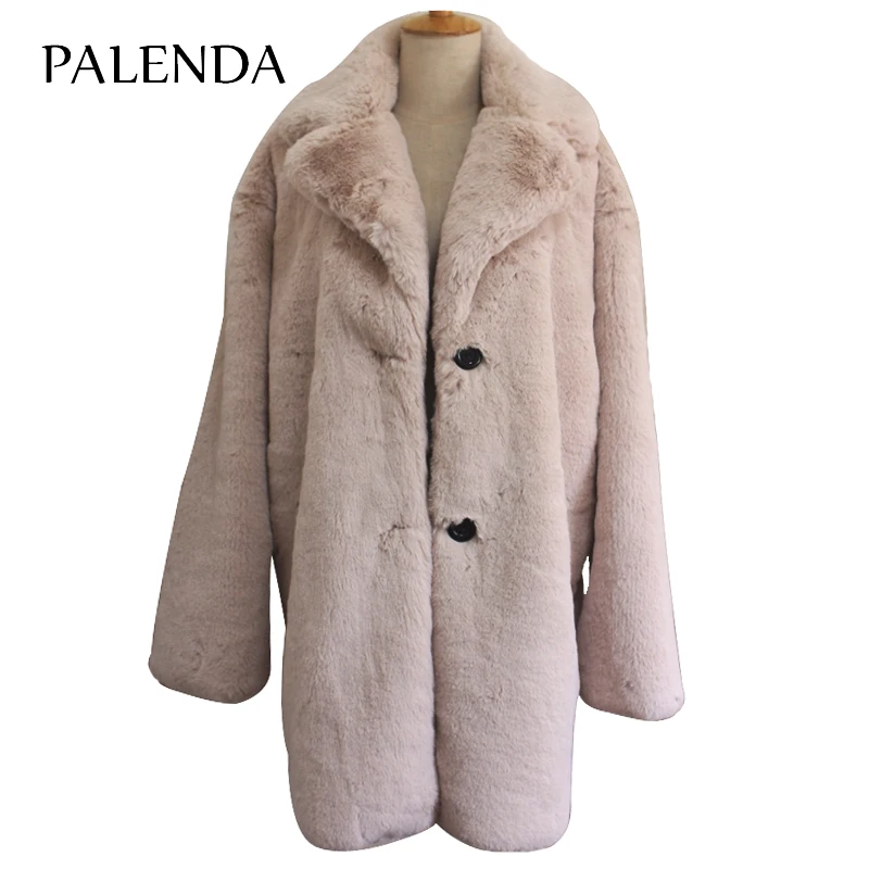 2019 faux fur rabbit 2 row buttons Long and medium-sized loose and fashionable plush jacket
2019 faux fur rabbit 2 row buttons Long and medium-sized loose and fashionable plush jacket