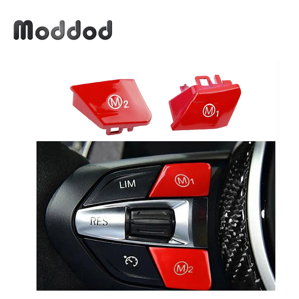 Car Steering Wheel M1 M2 Switch Button for BMW M3 F80 / M4 F82 F83 / M5 F10 / M6 F06 / X5M F15 / X6M F16 Replacement Cover Cap
Car Steering Wheel M1 M2 Switch Button for BMW M3 F80 / M4 F82 F83 / M5 F10 / M6 F06 / X5M F15 / X6M F16 Replacement Cover Cap