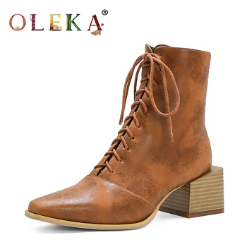 OLEKA Mid-calf Winter Women Boots Square Heel Totem Pointed Toe Ladies Boots Fashion Style Western New AS418
OLEKA Mid-calf Winter Women Boots Square Heel Totem Pointed Toe Ladies Boots Fashion Style Western New AS418